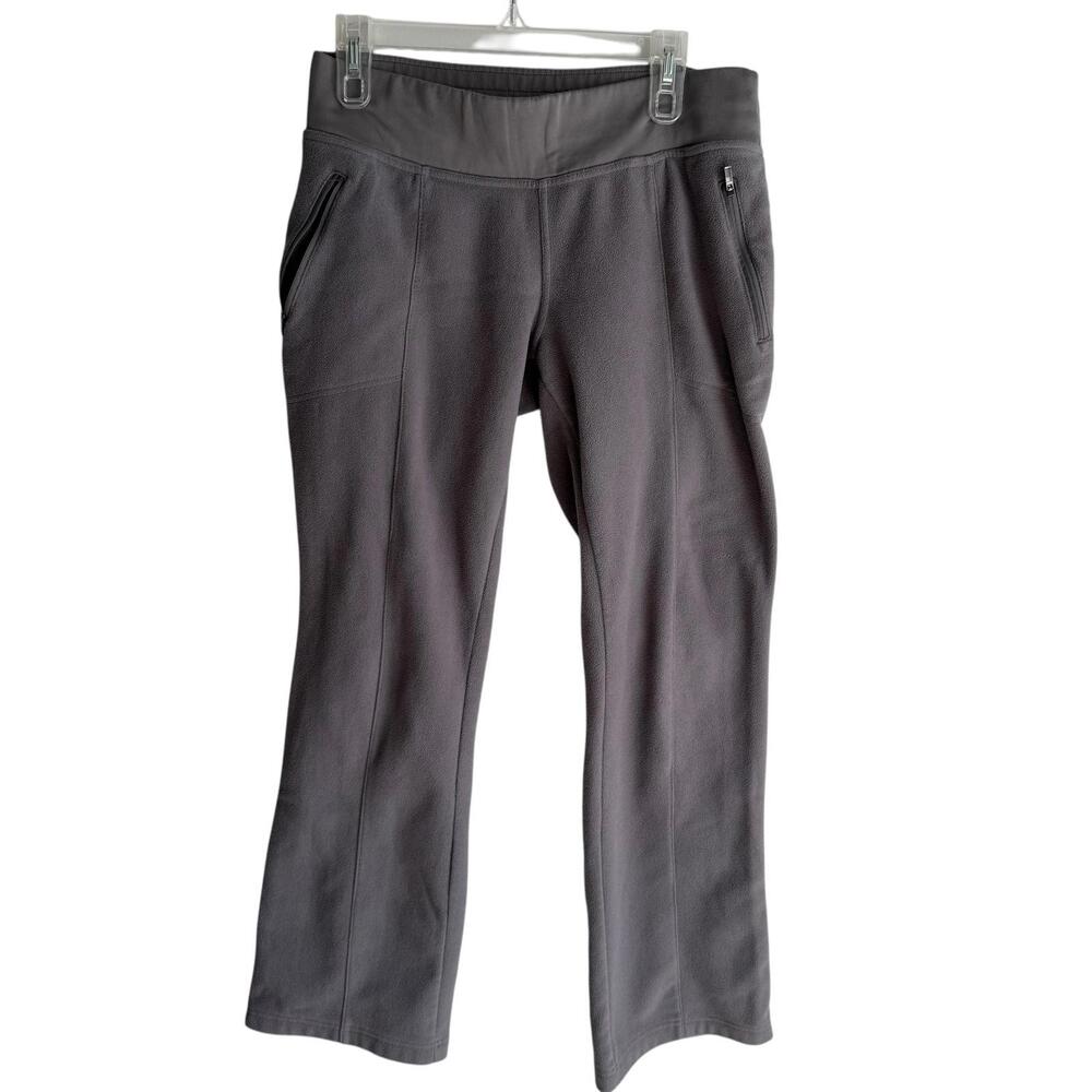 COLUMBIA Light Gray Fast Trek Ladies Fleeec‎ Pants, M